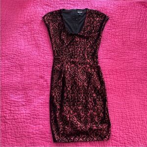 Just Cavalli Black and Red sequin Mini Dress, XS